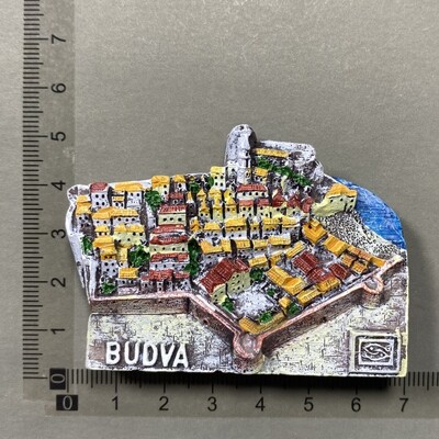 Europe Μαυροβούνιο 3D Tourist Souvenir Magnetic Refrigerator Sticker Collection Δώρο Μαγνήτες ψυγείου