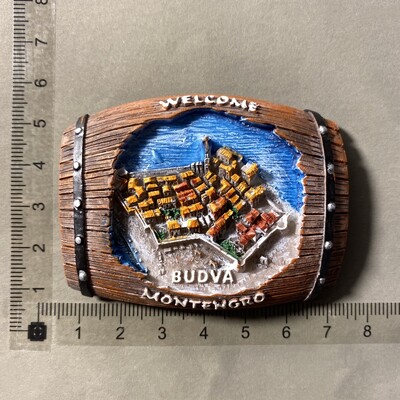 Europe Μαυροβούνιο 3D Tourist Souvenir Magnetic Refrigerator Sticker Collection Δώρο Μαγνήτες ψυγείου