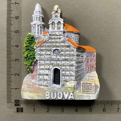Europe Μαυροβούνιο 3D Tourist Souvenir Magnetic Refrigerator Sticker Collection Δώρο Μαγνήτες ψυγείου