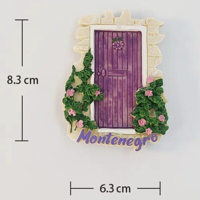 Europe Μαυροβούνιο 3D Tourist Souvenir Magnetic Refrigerator Sticker Collection Δώρο Μαγνήτες ψυγείου