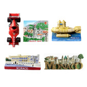 Europe Monaco 3D Fridge Magnets Souvenir Refrigerator Magnets Συλλογή αυτοκόλλητων Άρθρα διακόσμησης χειροτεχνίας