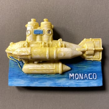 Europe Monaco 3D Fridge Magnets Souvenir Refrigerator Magnets Συλλογή αυτοκόλλητων Άρθρα διακόσμησης χειροτεχνίας