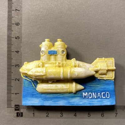 Europe Monaco 3D Fridge Magnets Souvenir Refrigerator Magnets Συλλογή αυτοκόλλητων Άρθρα διακόσμησης χειροτεχνίας