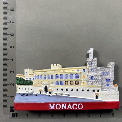 Europe Monaco 3D Fridge Magnets Souvenir Refrigerator Magnets Συλλογή αυτοκόλλητων Άρθρα διακόσμησης χειροτεχνίας