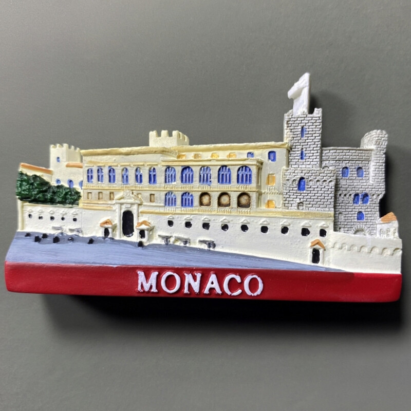 Európa Monaco 3D hűtőmágnesek Idegenforgalmi Szuvenírek Hűtőmágnesek Matricagyűjtemény Kézműves dekorációs cikkek