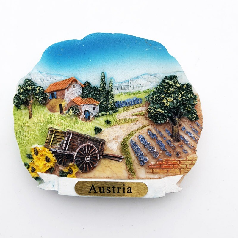 Ausztria Hűtőmatricák Alpok Jungfrau Utazás Emléktárgyak Hűtőmágnesek Lakásdekoráció Fotó Fali Mágneses matricák Ajándékok