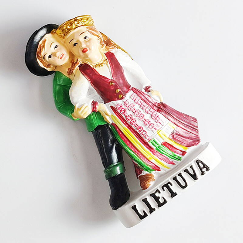 Litvánia Hűtőmágnesek Európai országok Utazás Ajándéktárgyak Hűtőmágneses matricák Otthoni díszek Esküvői születésnapi ajándékok