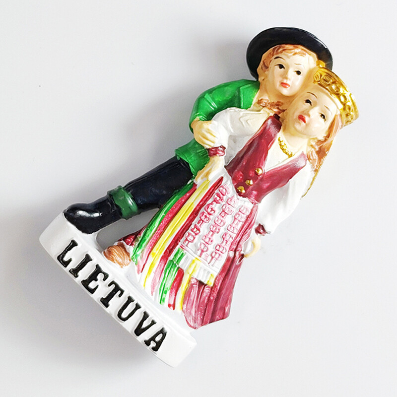 Litvánia Hűtőmágnesek Európai országok Utazás Ajándéktárgyak Hűtőmágneses matricák Otthoni díszek Esküvői születésnapi ajándékok