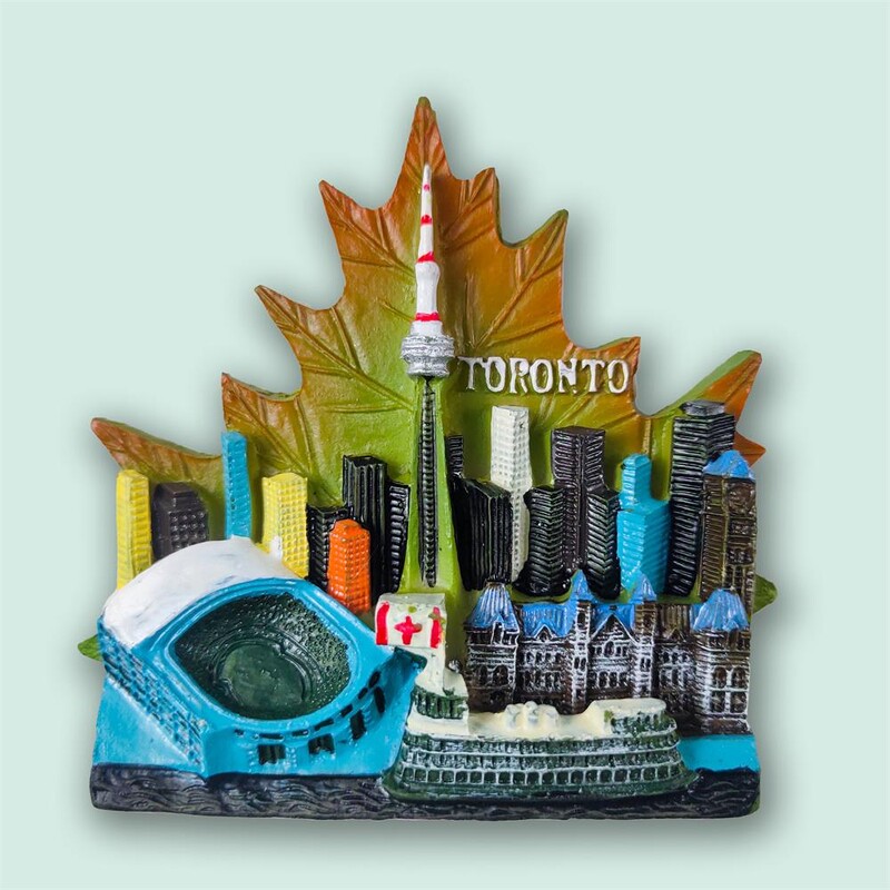 1 db Kanada Montreal város Quebecben Vancouver Hűtőmágnesek Észak-Amerika utazási ajándéktárgyak Mágneses hűtőszekrény matricák