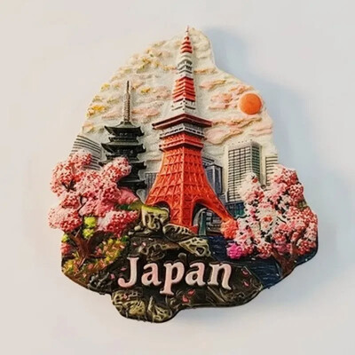 Autocolante pentru frigider pentru Japonia Suveniruri turistice din Tokyo Muntele Fuji Nara Sashimi Magneti pentru frigider Decorarea casei Cadouri de nunta