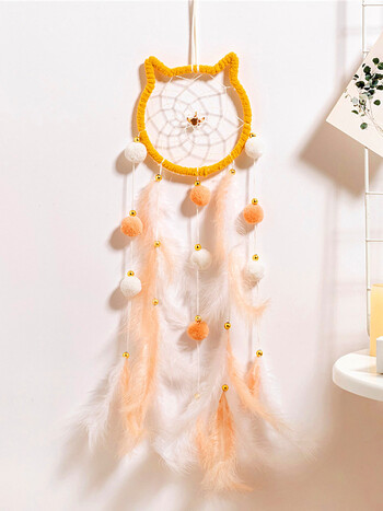 Dream Catcher Χειροποίητα υφάσματα εξωτερικού κήπου Wind Chimes Ροζ φτερά κρεβατοκάμαρα Κρεμαστά στολίδια Διακόσμηση τοίχου Χριστουγεννιάτικα δώρα γενεθλίων