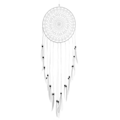 Dream Catchers Διακόσμηση σπιτιού Λευκό φτερό σκανδιναβικό ύφος τοίχου κρεμαστό σαλόνι υπνοδωμάτιο διακόσμηση Wind Chimes Dream Catcher