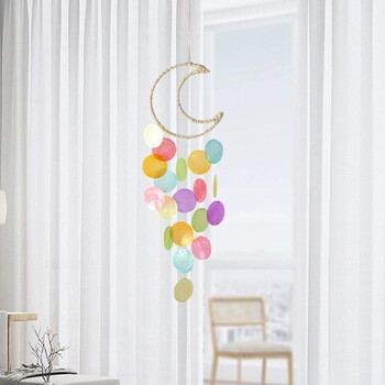 INS Home Decor Естествена черупка Dream Wind Chimes Бохемски Dream Catchers Детска стая Декорация на детска стая Специални новогодишни подаръци