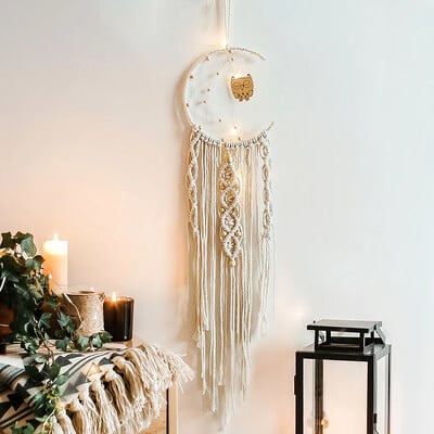 Tree of Life Dream Catchers Big Macrame Dream Catchers Boho Dream Catcher Κρεμάστρα τοίχου για πάρτι στο σπίτι Διακόσμηση γάμου Tree of Life