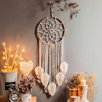 Tree of Life Dream Catchers Big Macrame Dream Catchers Boho Dream Catcher Κρεμάστρα τοίχου για πάρτι στο σπίτι Διακόσμηση γάμου Tree of Life
