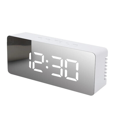 1 τεμ. Μοντέρνο στυλ LED Wecker Digital Alarmwecker Φως επιτραπέζιου υπολογιστή USB Ηλεκτρονικό Ξυπνητήρι Διακόσμηση γραφείου σπιτιού