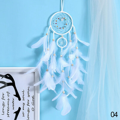 Creative Dreamcatcher Κρεμαστό Ονειροπαγίδα με ελαφρύ LED που κρέμεται στον τοίχο Wind Chimes Διακόσμηση τοίχου κρεβατοκάμαρας σπιτιού για δώρο
