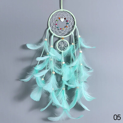 Creative Dreamcatcher Κρεμαστό Ονειροπαγίδα με ελαφρύ LED που κρέμεται στον τοίχο Wind Chimes Διακόσμηση τοίχου κρεβατοκάμαρας σπιτιού για δώρο