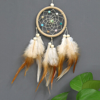 Dream Catcher Light Feather Wind Chimes Διακοσμήσεις Κρεμαστά δώρα τέχνης σε φίλους Δημιουργικά δώρα για την ημέρα του Αγίου Βαλεντίνου Στολίδι σπιτιού