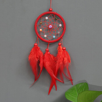 Dream Catcher Light Feather Wind Chimes Διακοσμήσεις Κρεμαστά δώρα τέχνης σε φίλους Δημιουργικά δώρα για την ημέρα του Αγίου Βαλεντίνου Στολίδι σπιτιού