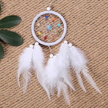 Dream Catcher Light Feather Wind Chimes Διακοσμήσεις Κρεμαστά δώρα τέχνης σε φίλους Δημιουργικά δώρα για την ημέρα του Αγίου Βαλεντίνου Στολίδι σπιτιού