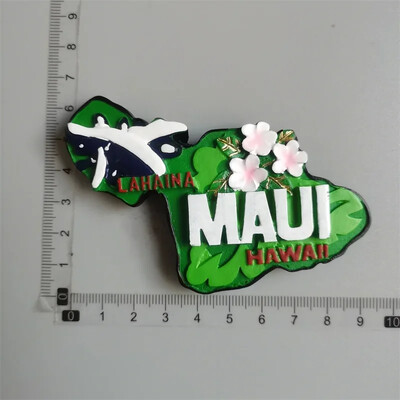 Magneți pentru frigider din SUA Hawaii Maui O` AHU Saipan Suveniruri turistice Cadouri pentru decorarea casei