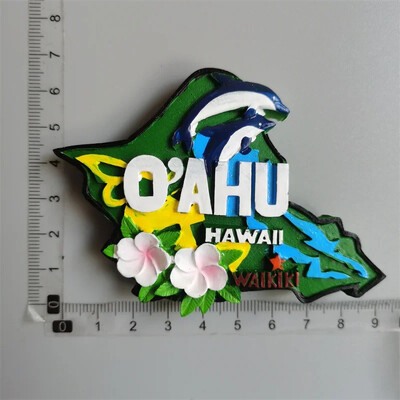 Magneți pentru frigider din SUA Hawaii Maui O` AHU Saipan Suveniruri turistice Cadouri pentru decorarea casei