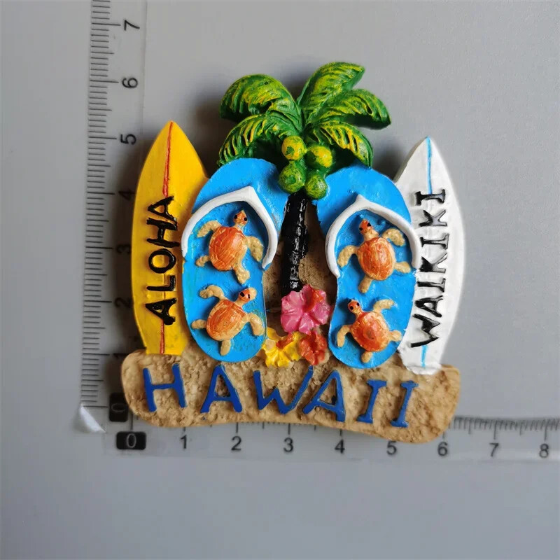 Magneți pentru frigider din SUA Hawaii Maui O` AHU Saipan Suveniruri turistice Cadouri pentru decorarea casei
