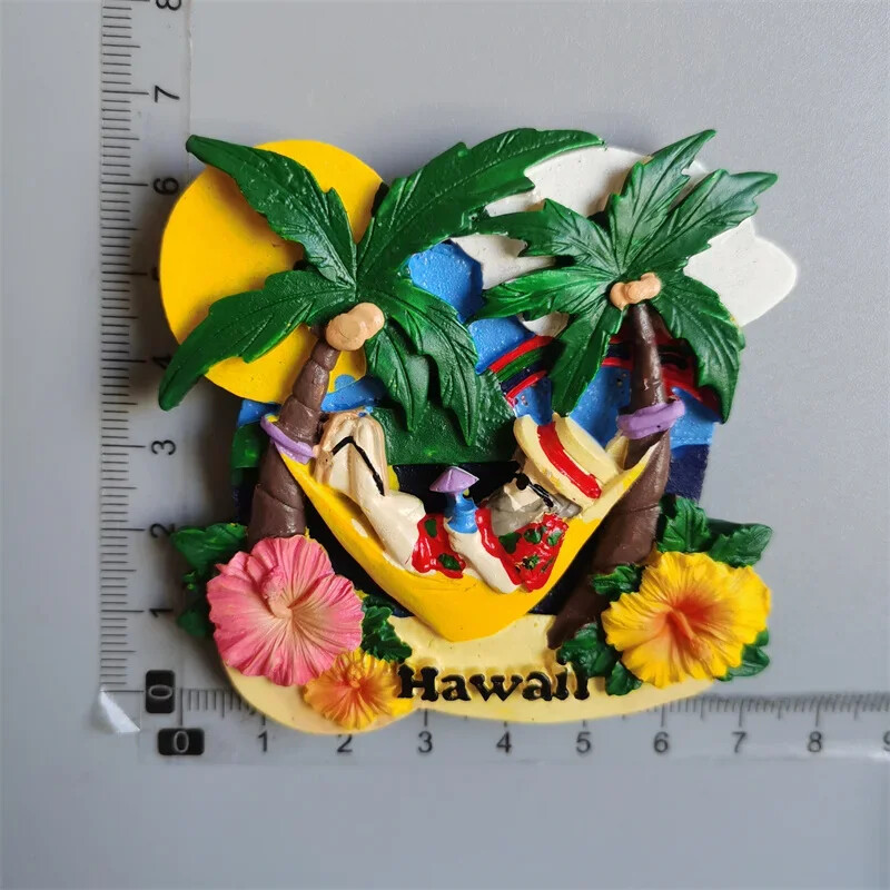 Magneți pentru frigider din SUA Hawaii Maui O` AHU Saipan Suveniruri turistice Cadouri pentru decorarea casei