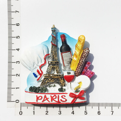 Franța Turnul Eiffel Paris Suvenir turistic Magneți pentru frigider Articole de decorare Artizanat Frigider magnetic colecție Cadouri