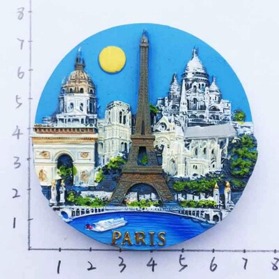 Franța Turnul Eiffel Paris Suvenir turistic Magneți pentru frigider Articole de decorare Artizanat Frigider magnetic colecție Cadouri