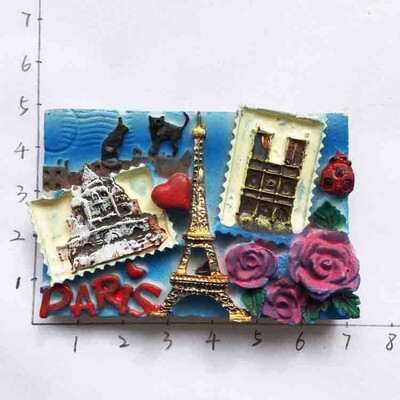 Franța Turnul Eiffel Paris Suvenir turistic Magneți pentru frigider Articole de decorare Artizanat Frigider magnetic colecție Cadouri