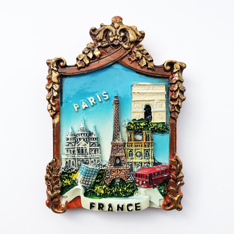 Franța Turnul Eiffel Paris Suvenir turistic Magneți pentru frigider Articole de decorare Artizanat Frigider magnetic colecție Cadouri