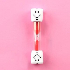 Besišypsančio veido dantų valymas smėlio laikrodis 3 minučių dantų smėlio laiko matuoklis smėlio stiklas smėlio laikrodis vaikams vaikams Dovanų dekoravimas Pradžia