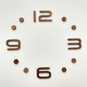 Numere de ceas arabe din lemn pentru ore Numere romane separat Ceasuri digitale Seturi personalizabile Gadget de înlocuire