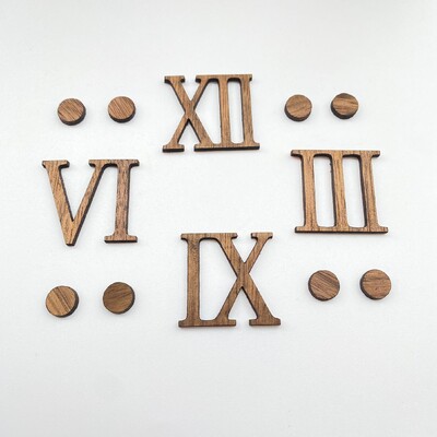 Numere de ceas arabe din lemn pentru ore Numere romane separat Ceasuri digitale Seturi personalizabile Gadget de înlocuire
