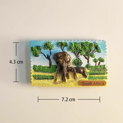 Africa de Sud Suvenir turistic Autocolant magnetic Frigider Articole de decorare pentru frigider Articole de artizanat Cadouri