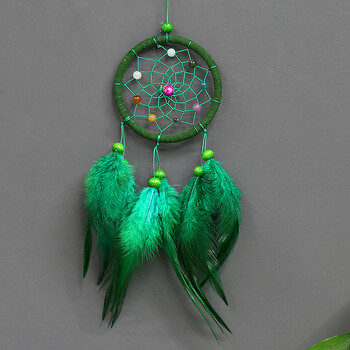 Feather Dream Catcher Wind Chimes Art Chimes Home Craft Dreamcatcher Στολίδι Κρεμαστό Δώρο Διακόσμηση Υπνοδωματίου Χειροποίητο