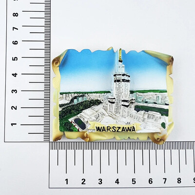 Polonia Magneți pentru frigider Varșovia Suveniruri de călătorie Gdańsk Wrocław Autocolante pentru frigider Cadouri de nuntă Autocolante magnetice pentru perete foto