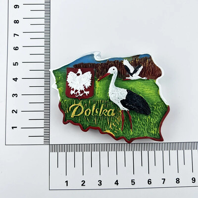 Polonia Magneți pentru frigider Varșovia Suveniruri de călătorie Gdańsk Wrocław Autocolante pentru frigider Cadouri de nuntă Autocolante magnetice pentru perete foto