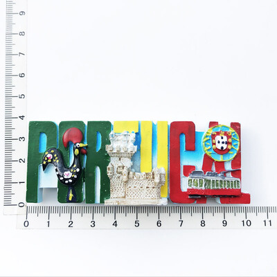 Portugalia Lisabona Autocolante de călătorie pentru frigider Suveniruri turistice creative Decor pentru interior Magneți pentru frigider pentru panou de mesaje Autocolante magnetice