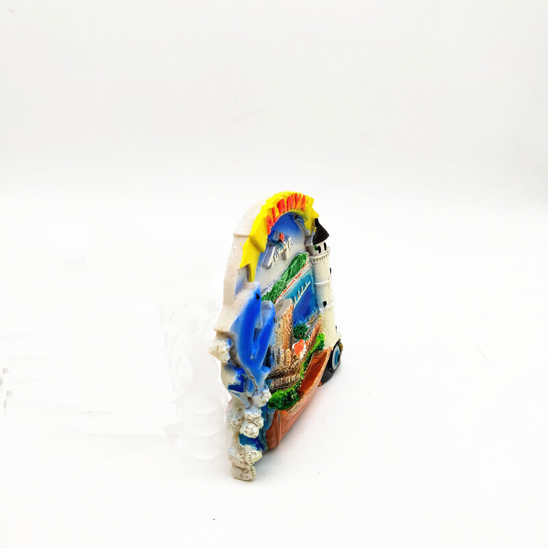 Turcia Alanya Magneți pentru frigider de călătorie Kemer Antalya Suvenir Autocolant pentru frigider din rășină Magneți magnetici pentru decorarea frigiderului