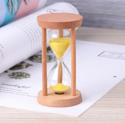 1/3/5/10/15/20/30 de minute Cronometru din clepsidra din lemn pentru sufragerie de acasă Decor pentru birou pentru copii Cadou de aniversare Ceas portabil de nisip