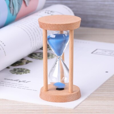 1/3/5/10/15/20/30 de minute Cronometru din clepsidra din lemn pentru sufragerie de acasă Decor pentru birou pentru copii Cadou de aniversare Ceas portabil de nisip