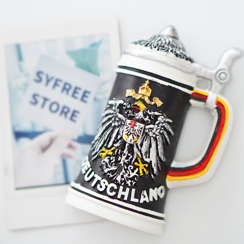 Magneți pentru frigider Germania, autocolante pentru frigider de călătorie Munchen Germania, decorațiuni pentru bucătărie în stil german, cadouri creative