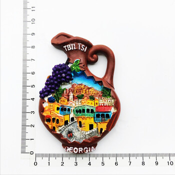 Georgia Country 3D Fridge Magnet Souvenirs Magnetic Stickers Διακοσμητικά Μαγνήτες για το Ψυγείο Ρητίνη Χειροτεχνίας Δώρα