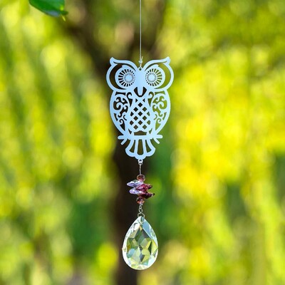 1 buc Cristal Suncatcher Animal Colibri Prismă Pandantiv cu bile pentru casăFereastrăPereteGrădină în aer liberAdunare de luminiDecorareRechizite pentru petreceri