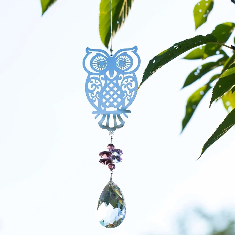 1 buc Cristal Suncatcher Animal Colibri Prismă Pandantiv cu bile pentru casăFereastrăPereteGrădină în aer liberAdunare de luminiDecorareRechizite pentru petreceri