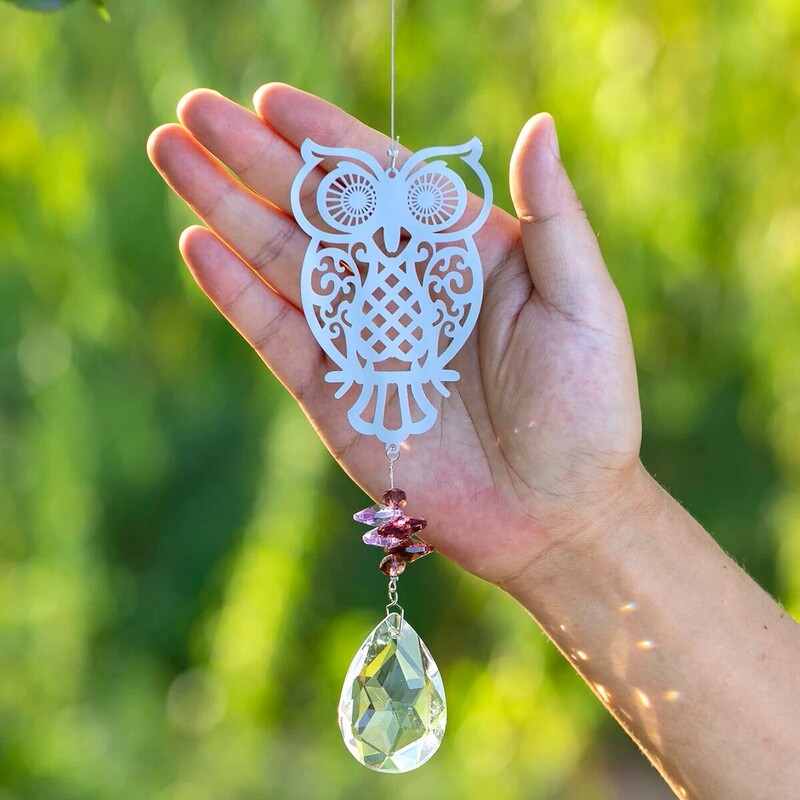1 buc Cristal Suncatcher Animal Colibri Prismă Pandantiv cu bile pentru casăFereastrăPereteGrădină în aer liberAdunare de luminiDecorareRechizite pentru petreceri