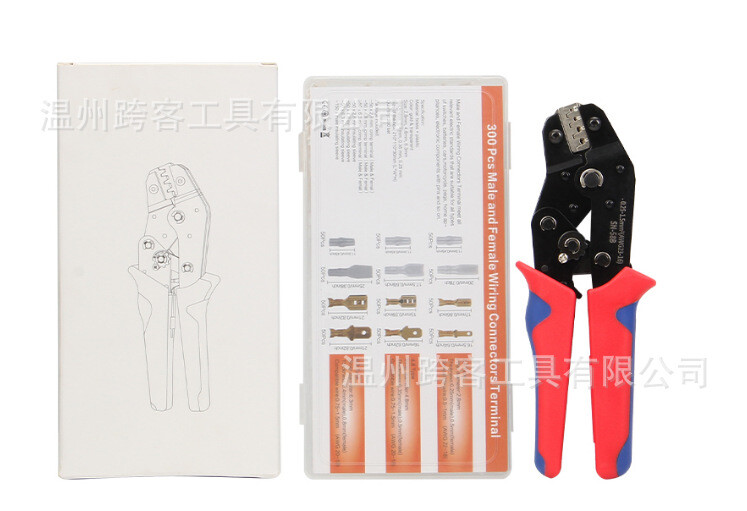 SN58B/48B пружинни клещи за кримпване 300PCS/270PCS/315PCS голи терминални кримпващи втулки Монтирайте клемна скоба